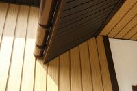 Виниловый софит Estetic Grand Line скрытая перфорация коричневый