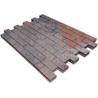 Брусчатка Steinrus Прямоугольник Color Mix 60 мм