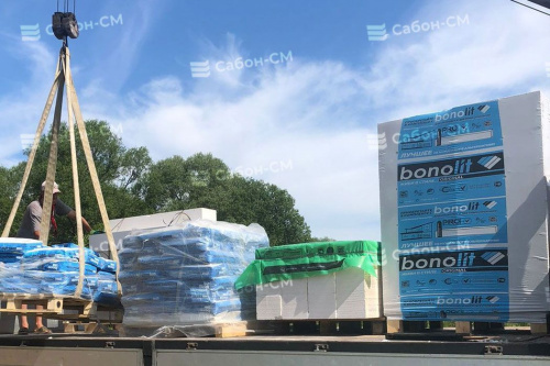 Газобетонные блоки Бонолит D400 600х250х500 стеновые