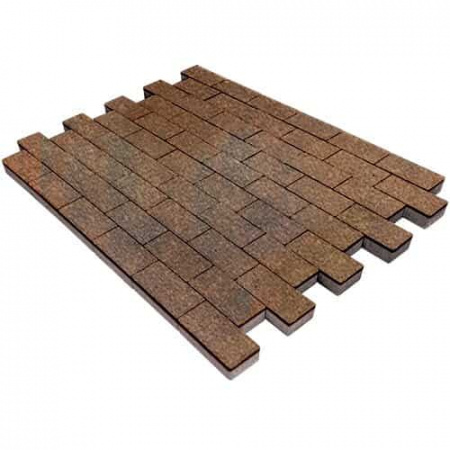 Брусчатка Steinrus Прямоугольник Color Mix 60 мм